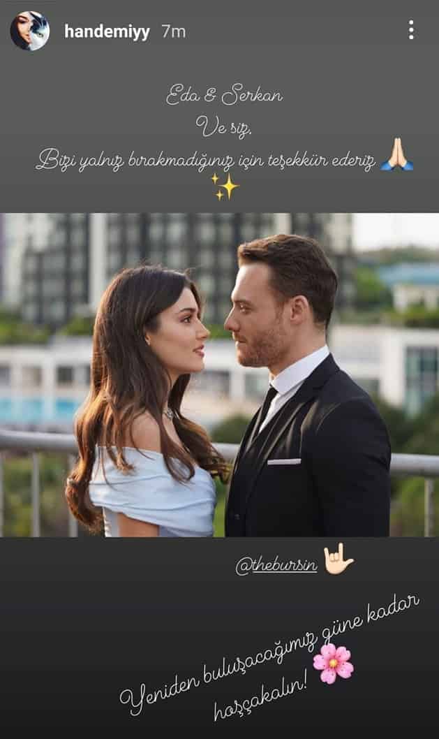 The series Sen Çal Kapimi, starring Kerem Bürsin and Hande Erçel, made its first season finale with episode 39th.-min (3)