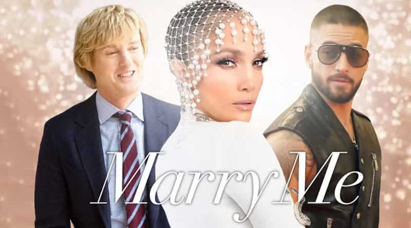 Everything about the musical rom-com Marry Me (2022) starring Jennifer Lopez, Maluma, and Owen Wilson