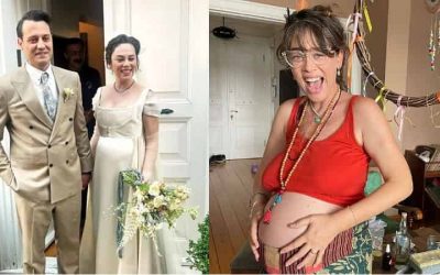 Demet Evgar became the mother of a baby girl called Mavi