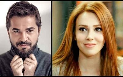 Engin Altan Düzyatan and Elçin Sangu together in Çöp Adam dizi