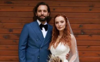 Wedding photos of Başak Gümülcinelioğlu and Çağrı Çitanak