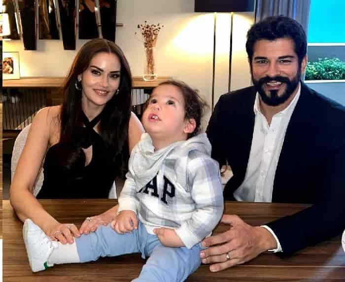 Fahriye Evcen Shared Sweet Set Memory with Son, Kerem Özçivit